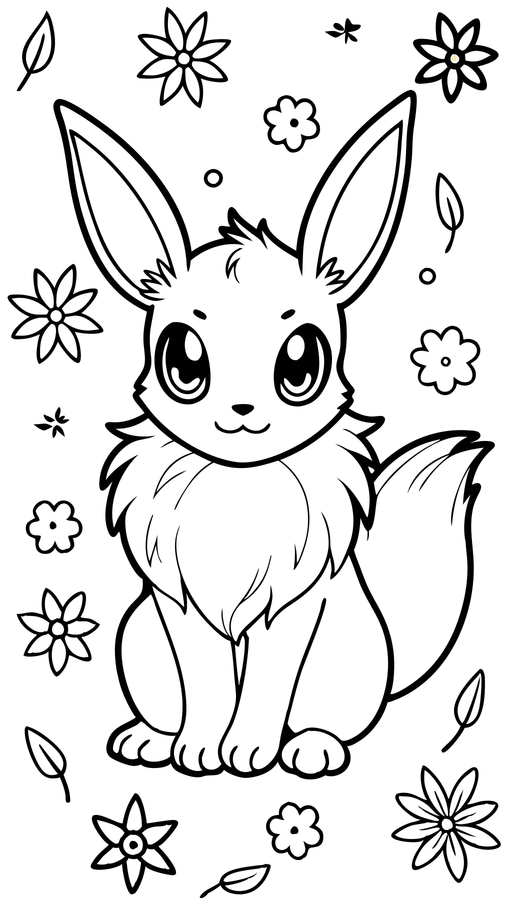 eevee pokemon coloring pages